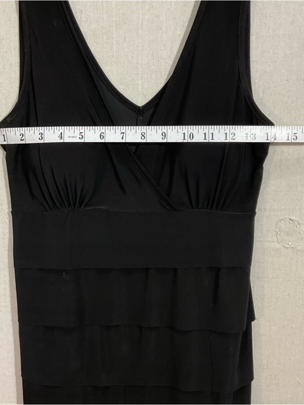 INC international concepts, back , tiered ruffles surplus dress – small A+